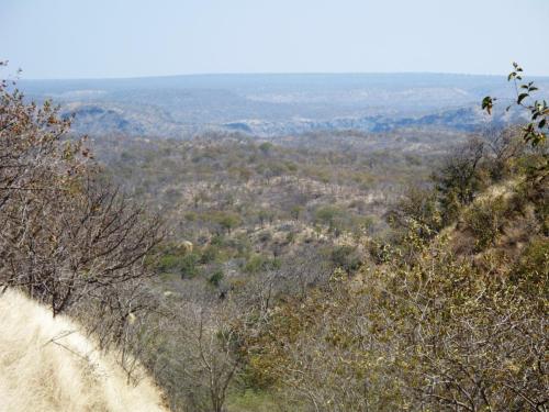 Approaching Batoka Gorge which can be see in the background